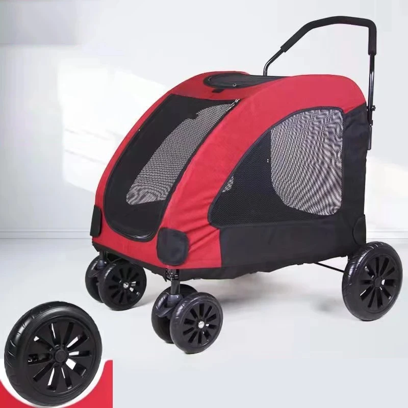 

Lightweight Foldable Pet Cart Dog Cart Medium Small Dog Cat Out Small Cart Cat Cart Dog Wheelchair