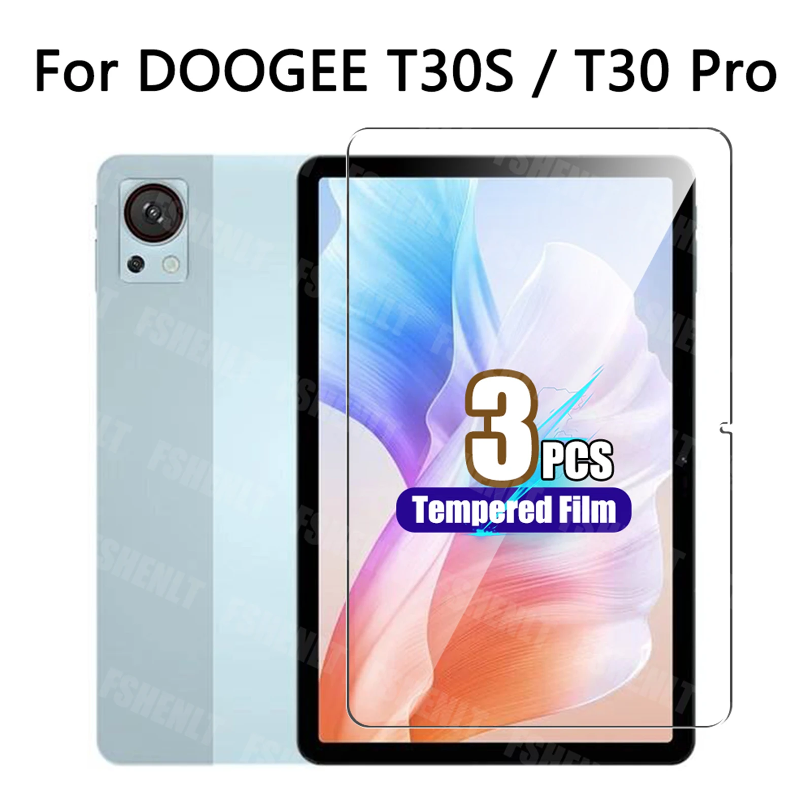 Screen Protector for DOOGEE T30S 11 inch 2024 Anti-Scratch High Touch Sensitivity Tempered Glass Film for Doogee T30Pro 11