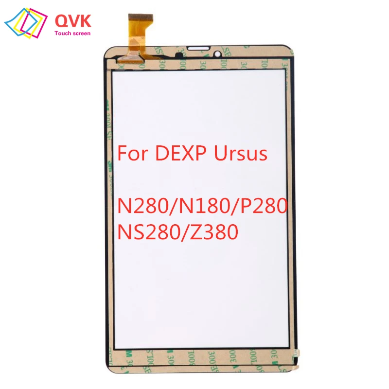 Black 8 inch sensor YJ350FPC-V0 FHX DP080133-F1 XLD808-V0 For DEXP Ursus N280/N180/P280/NS280/Z380 3g touch screen panle