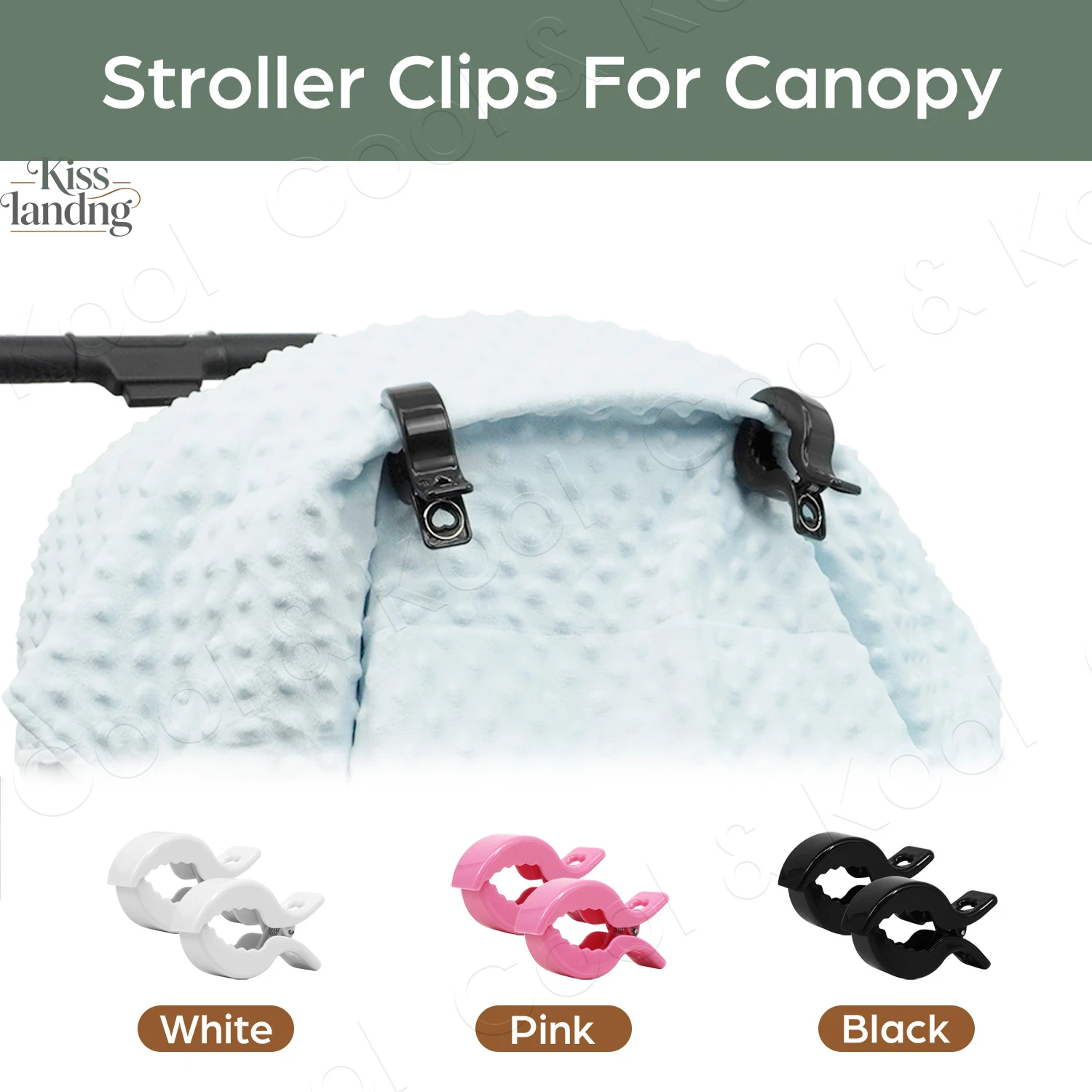 

Многоцветные универсальные зажимы для детских колясок, противоскользящие зажимы-крокодилы для одеял и аксессуаров