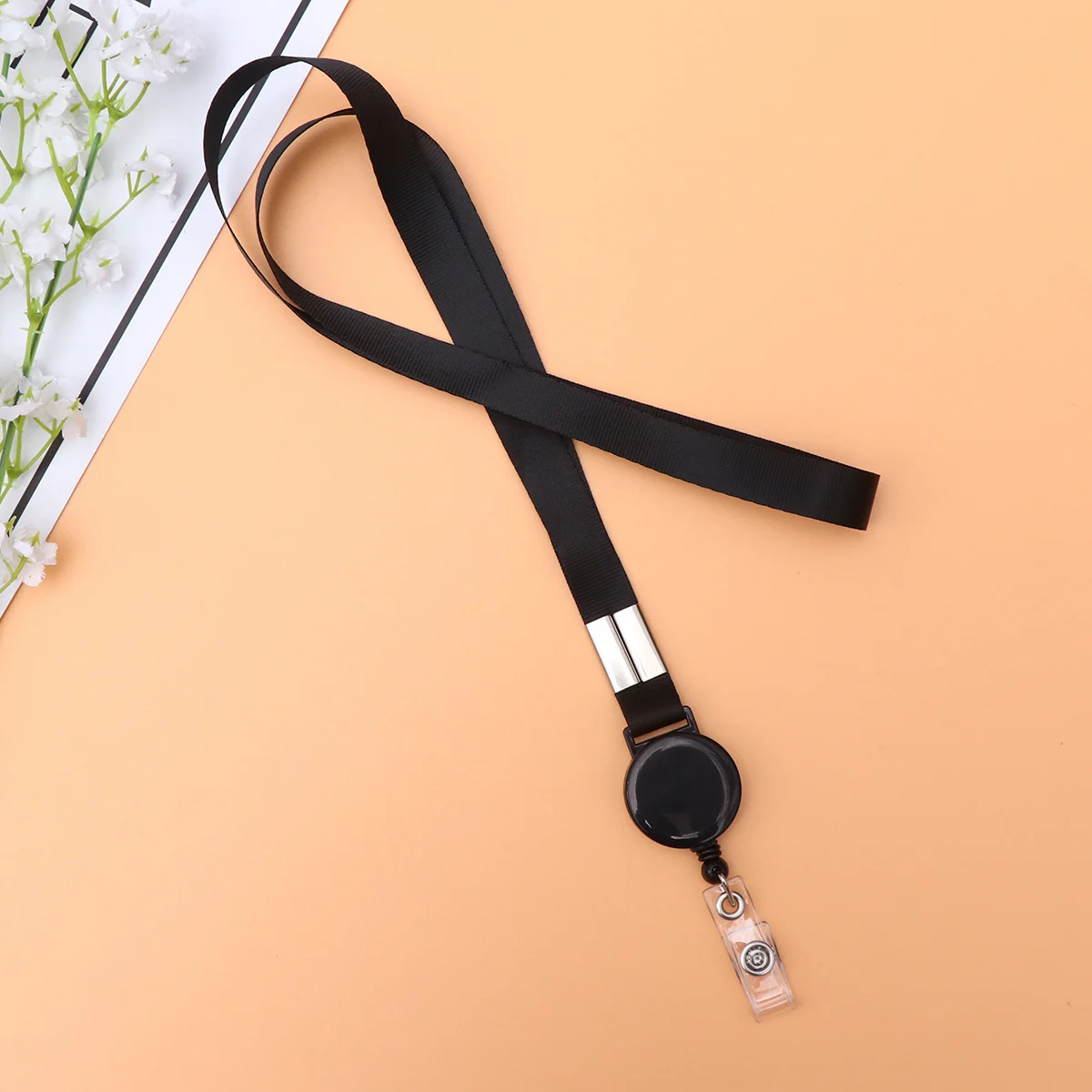 

4Pcs Neck Strap Badge Lanyard Hanging Rope for Work School Id Card Holder Chest Strap Practical Lanyard