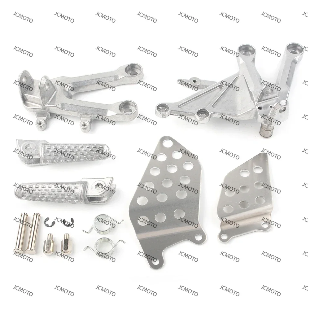 

CBR1000RR 2004-2007 для Honda CBR 1000 RR 2004 2005 2006 2007 1 пара передних подножек мотоцикла, алюминиевые кронштейны для подножек