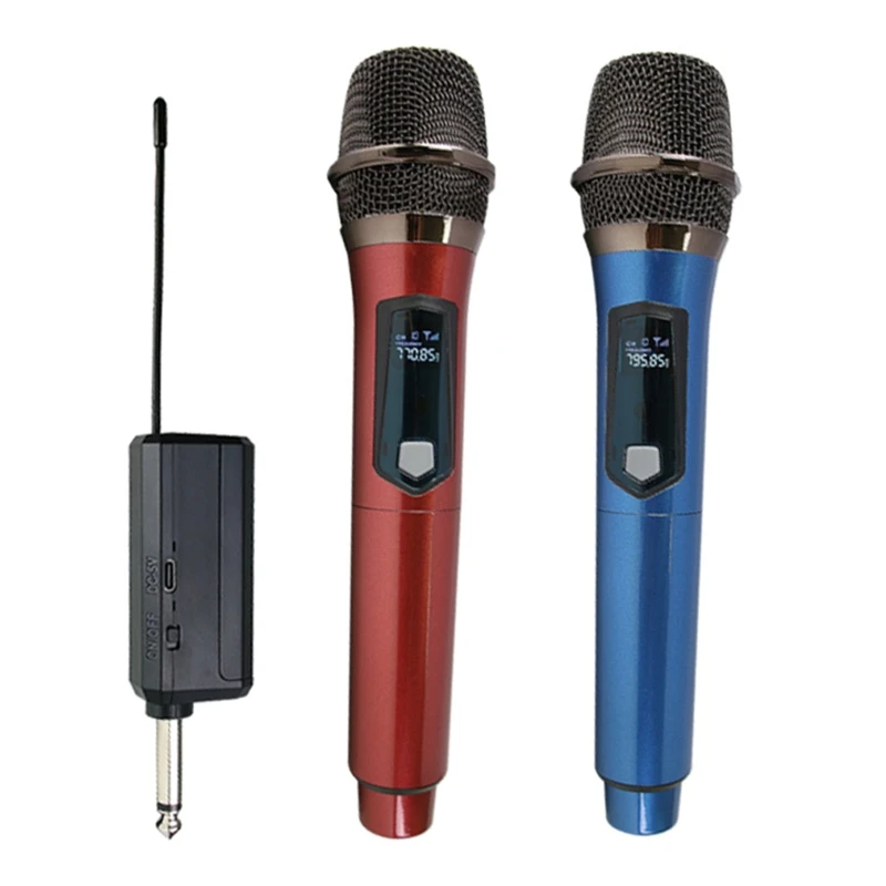 

Wireless Microphone System 65.6 ft Long Wireless Handheld Microphone Drop shipping