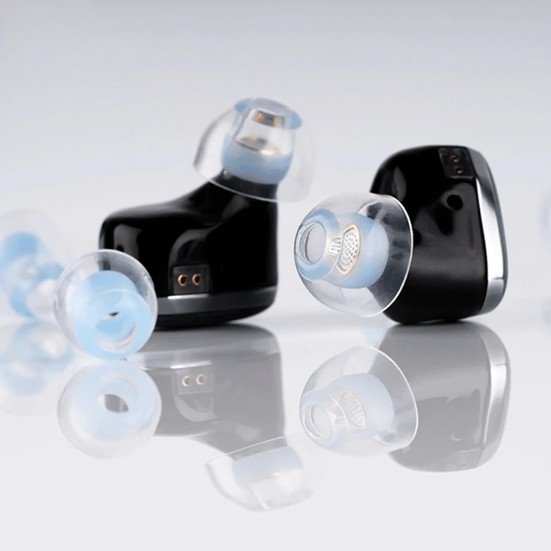  Comfortable Silicone Ear Tip For NICEHCK C04 In Ear Headphones Ear Plugs With Multiple Size And Skin Friendly Texture