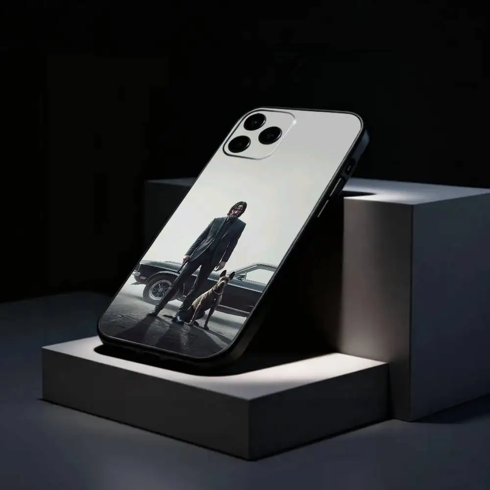 الأفلام الكلاسيكية جون ويك جراب هاتف سيليكون لينة آيفون 17 16 15 14 13 12 11 X XR Plus Pro Max Plus #2