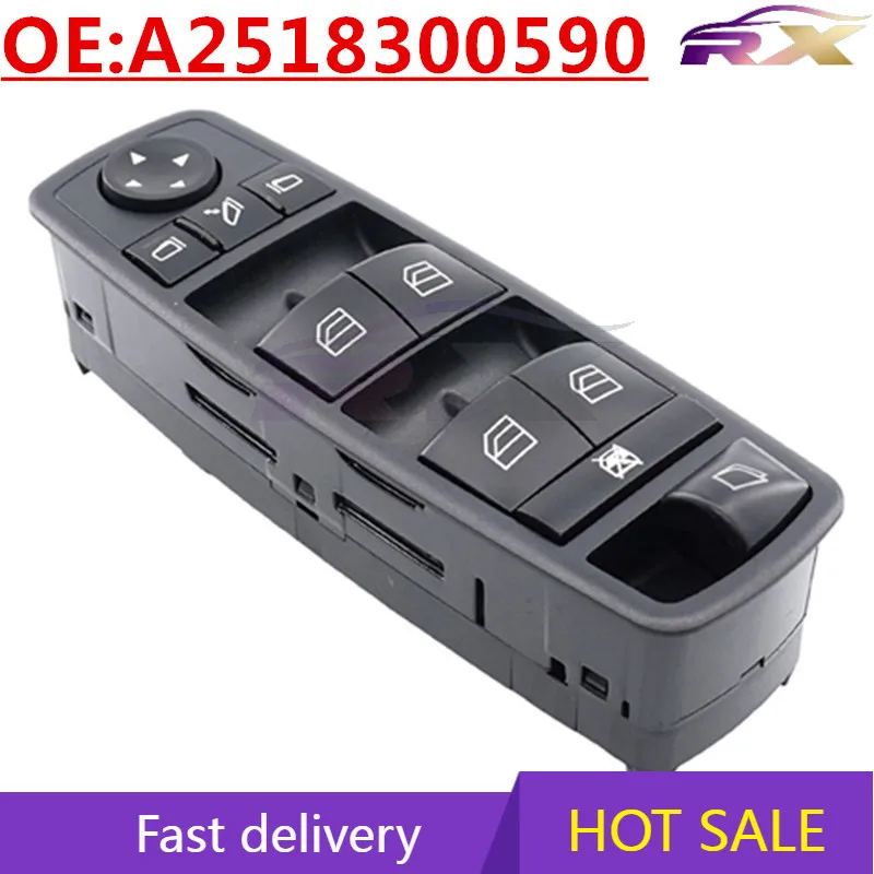 

OEM:A2518300590 Auto Accessories Glass Lifter Switch Power Window Control Switch For Benz GL450 R350 R280