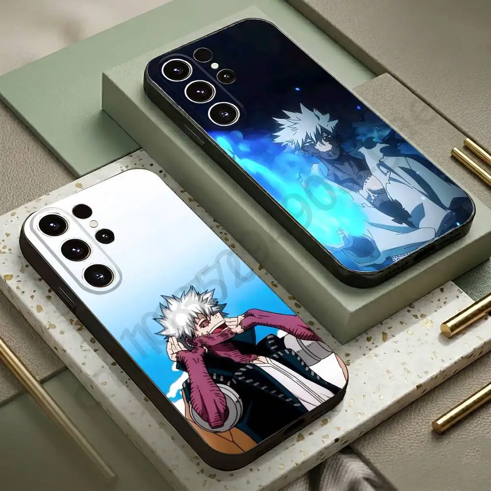 Anime M-My Hero Academia Dabi Phone Case For Samsung S20,21,22,23,24,25,26 Ultra,Plus,Lite,FE,Black Soft Case