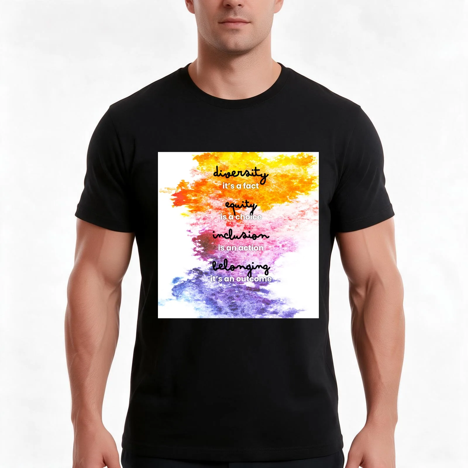 The truth about diversity equity inclusion and belonging T-Shirt Summer Casual Cotton Tee Oversized Streetwear Tops