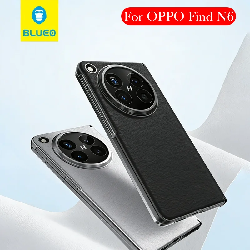 Blueo Leather Case For OPPO Find N6 Wireless Charging Back C