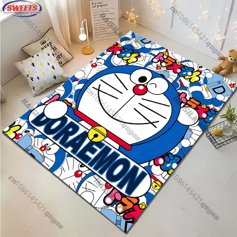 

Милый коврик с принтом мультяшного персонажа Дораэмон! Противоскользящий звукоизоляционный коврик для гостиной, спальни, прихожей, дивана, подарок Potdemiel