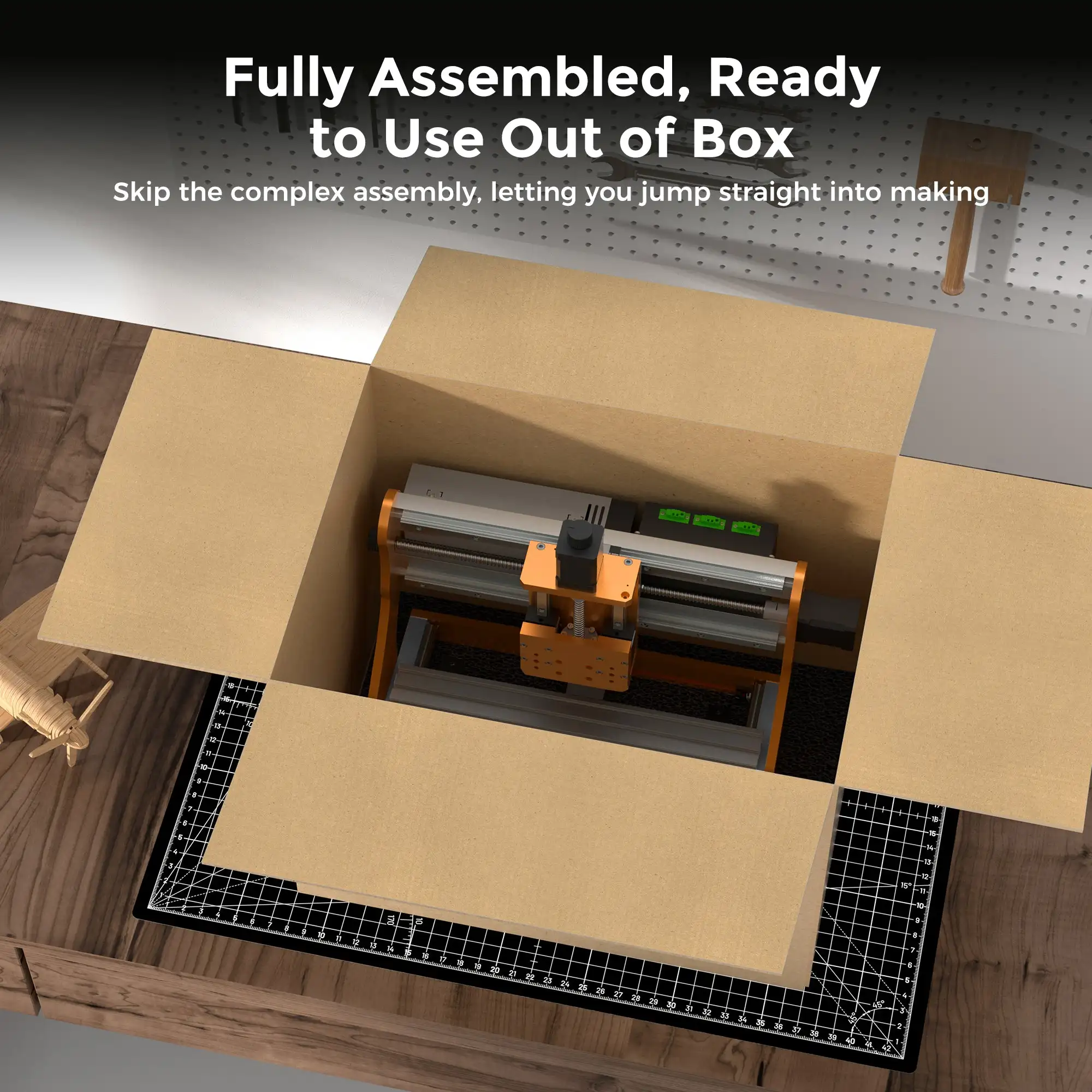 Lunyee 3020 Nova Desktop CNC Router 800W Spindle 3 Axis Engraving Machine for Wood Acrylic Aluminum Carving - view 6
