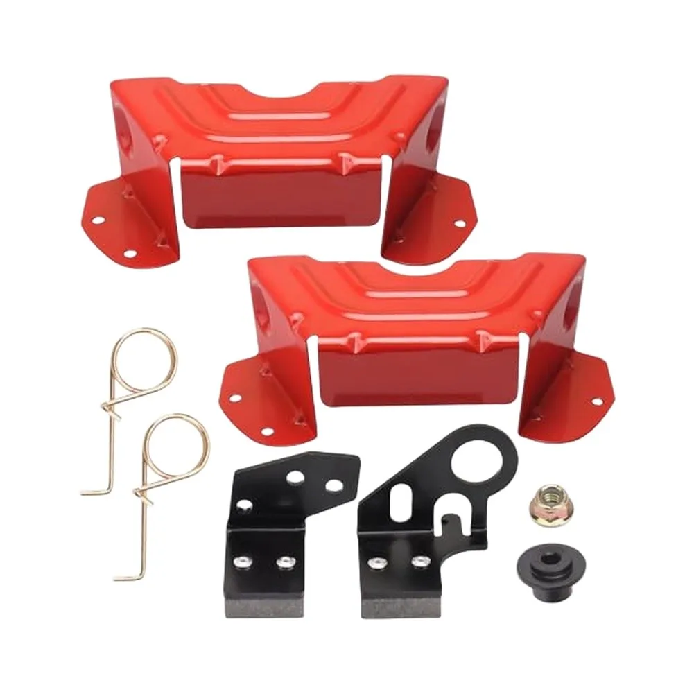 Brake Arm Assembly and Deck Belt Cover for 42 in 46 in Lawn Mowers Includes Metal Brackets Springs Rubber Bushing