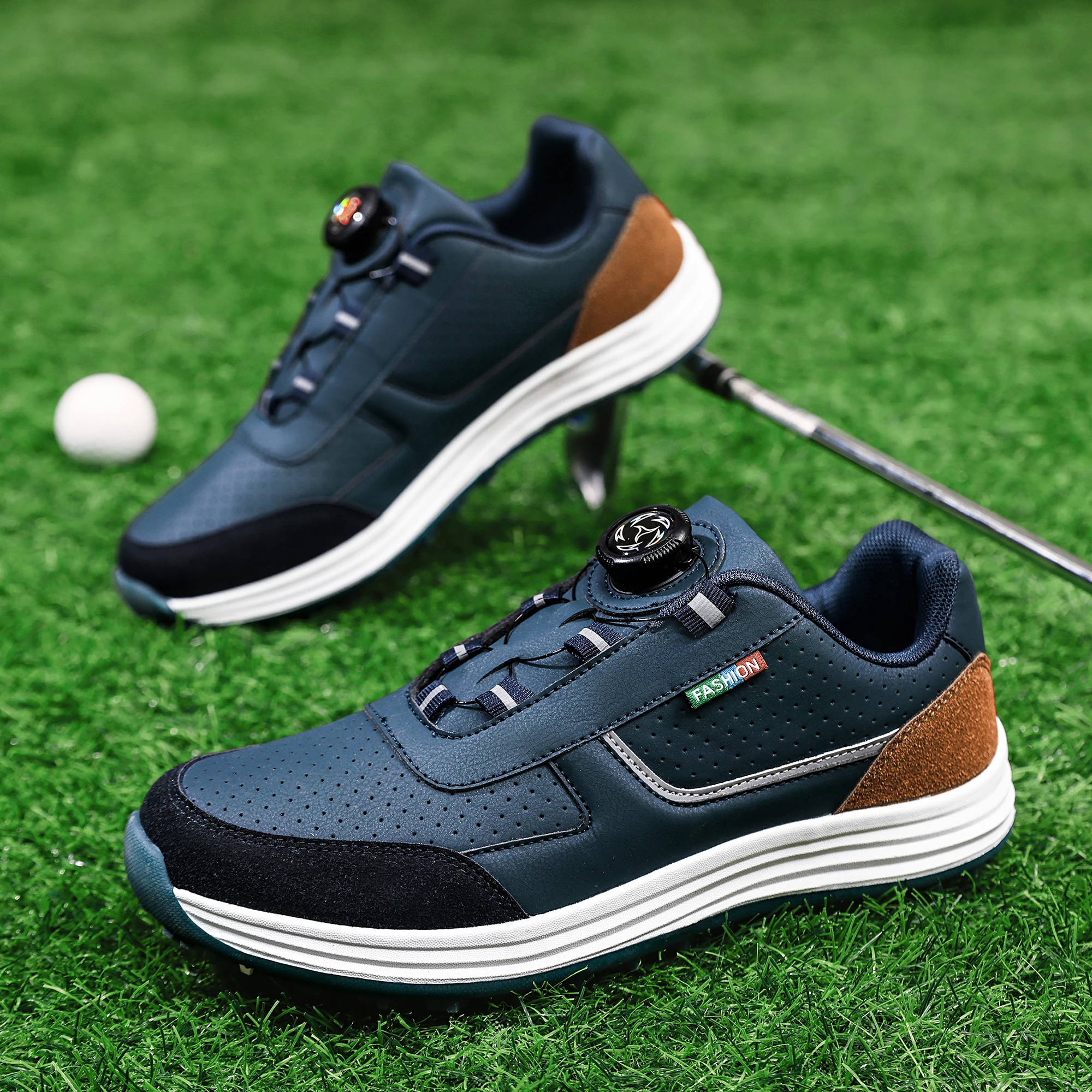 Golf Shoes for Fashionable Outdoor Use for Both Men and Women, With Anti-Slip Design, Suitable for Mountain Climbing and Hiking image 5