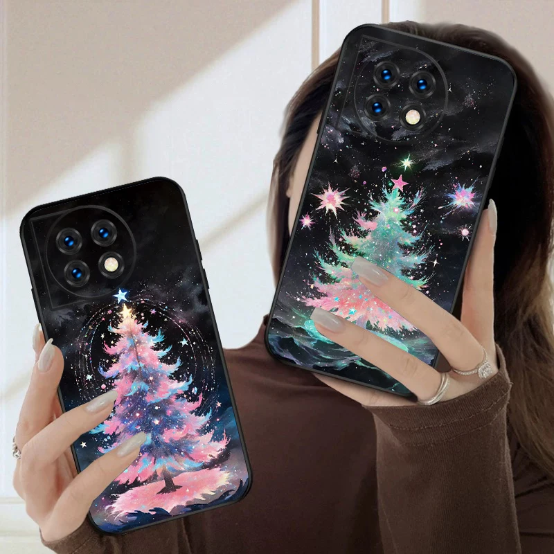 Melhor para estrela de natal para oneplus 8 9 11 12 13 10 pro 9rt 8t 12r ace 3 5 2v nord ce 4 lite n20 30 200 silicone macio caso de telefone