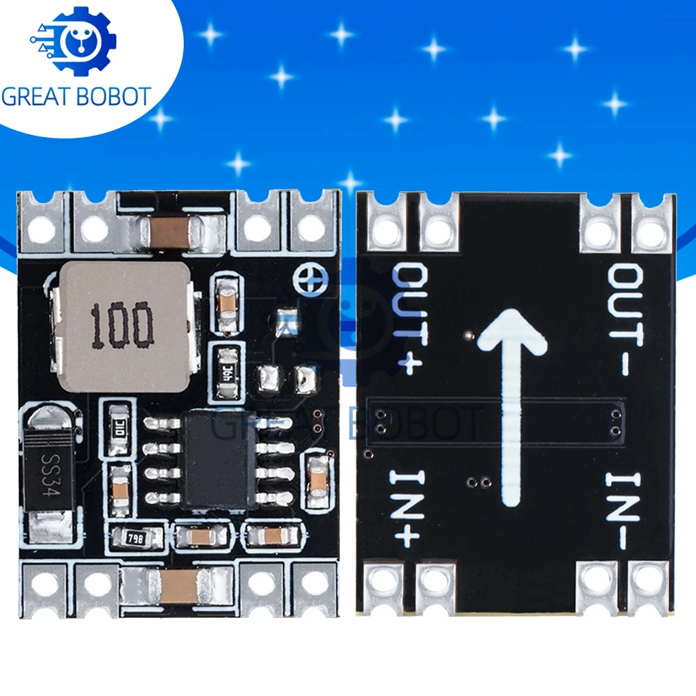 MP1584EN DC-DC 3A Adjustable Step-Down Power Module 24V to 12V/9V/5V/3V
