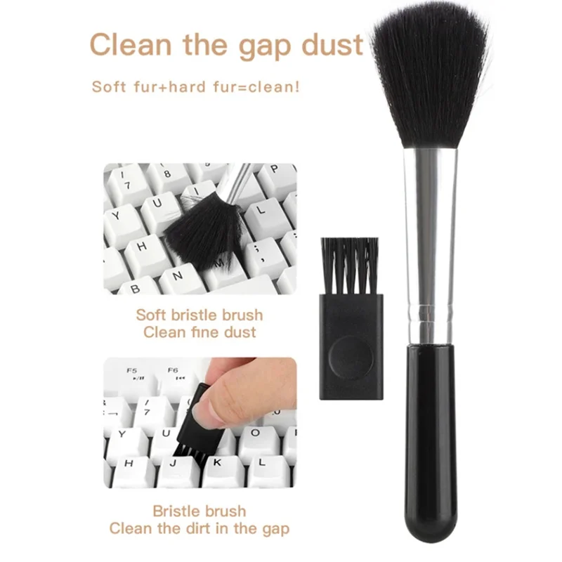 18 In 1 Computer Keyboard Cleaner Tools Phone Tablet Camera Screen Cleaning Kit Earphone Clean Brush Keycap Puller Phone Holder