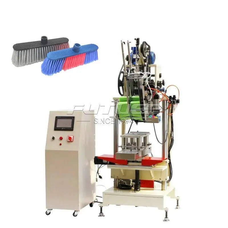 123Hot Finally Promotion 2 Axis Toilet Brush Making Machine Nylon Plastic Broom Making Machine