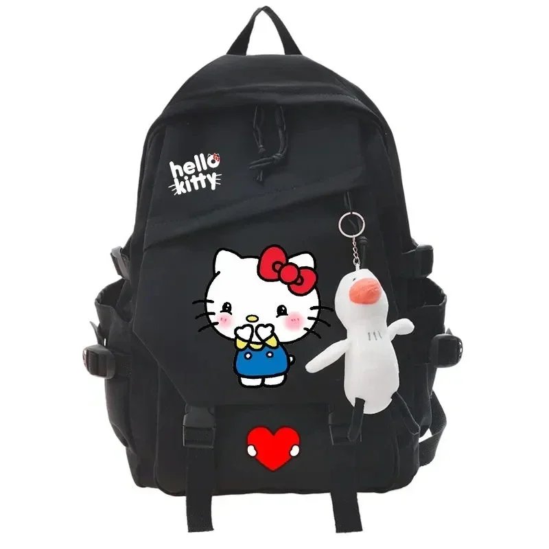 Hallo Kitty große Kapazität Tasche niedlich kawaii Sanrio Student Schult asche Mädchen Junge Cartoon niedlichen Rucksack Anhänger Geschenk Mini Rucksack