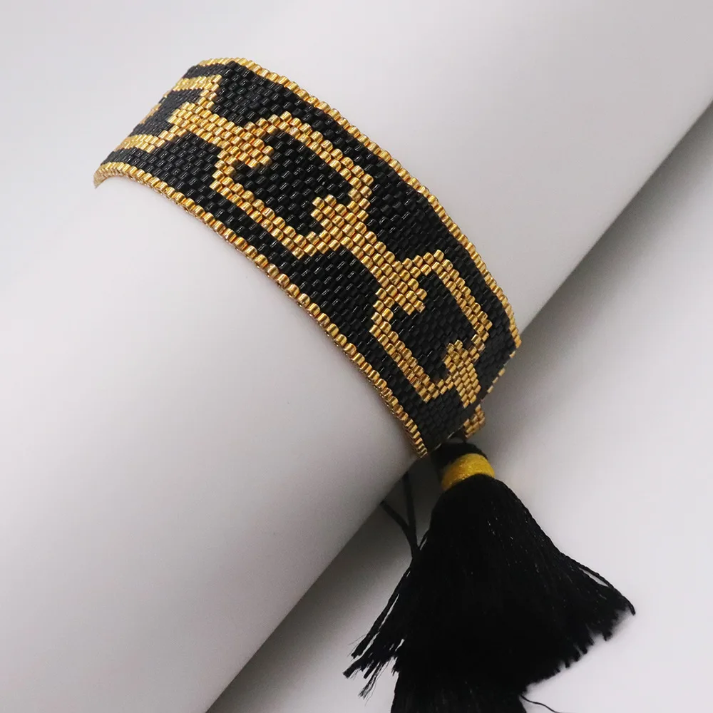European and American cross-border hot-selling models, fashionable and simple bohemian miyuki rice beads, hand-woven chains, fri