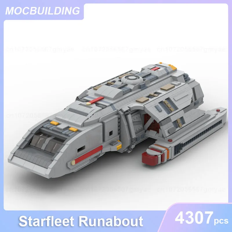 

Starfleet Runabout Model MOC Building Blocks DIY Assemble Bricks Space Educational Creative Collection Toys Xmas Gifts 4307PCS