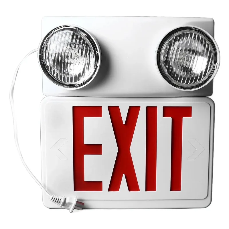 Emergency light signs, hotel and homestay fire emergency evacuation lights, adjustable LED dual head lighting tools