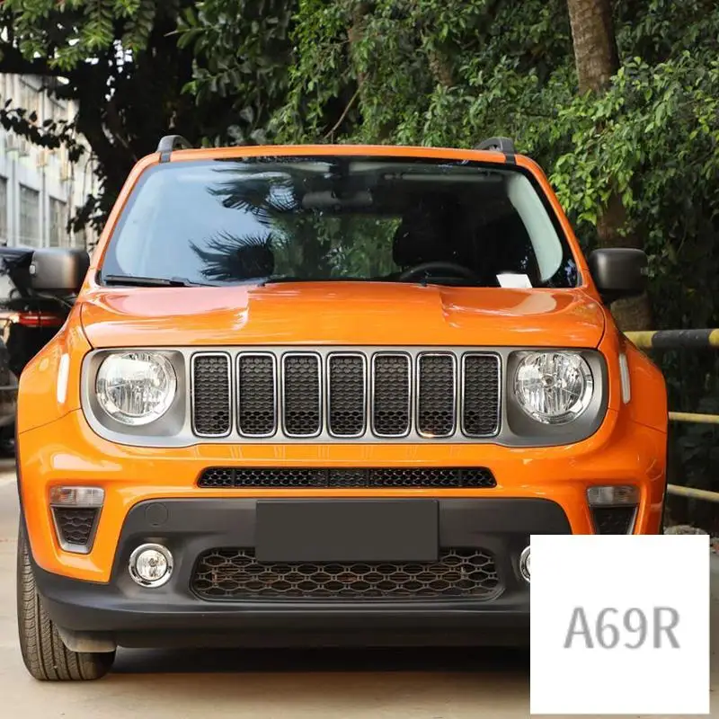 

A69R-Front Grill Mesh Inserts,Screens Grille Insert For Jeep Renegade 2019-2020 Car Accessories