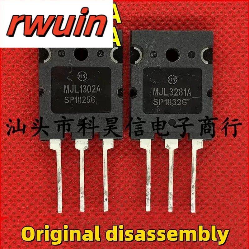 1pair Genuine Original disassembly MJL3281A MJL1302A MJL3281 MJL1302 TO-3PL