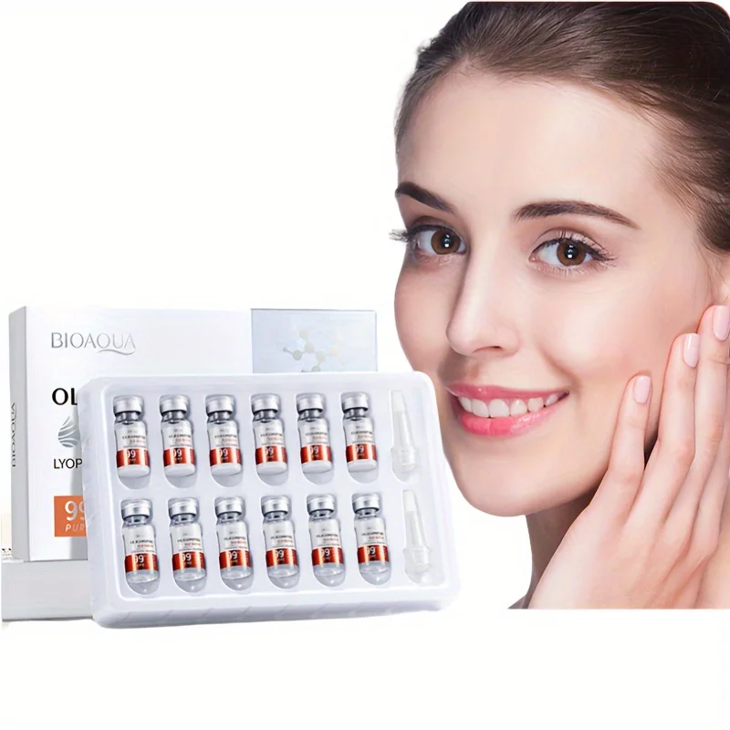 Oligopeptide Freeze-Dried Powder Set, Specially Designed for Sensitive Skin, Hydrates and Moisturizes, Tightens the Skin, Makes It Smooth and Increases Skin Elasticity Make Your Skin Look Younger, Skin Care Freeze-Dried Powder, Suitable for All Skin Types