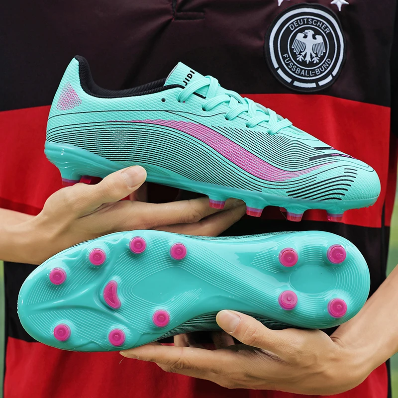 Laceless Mens Soccer Shoes Boys F50 TF/FG Training Football Sneakers for Youth Turf Soccer Cleats Chuteira Campo 35-45