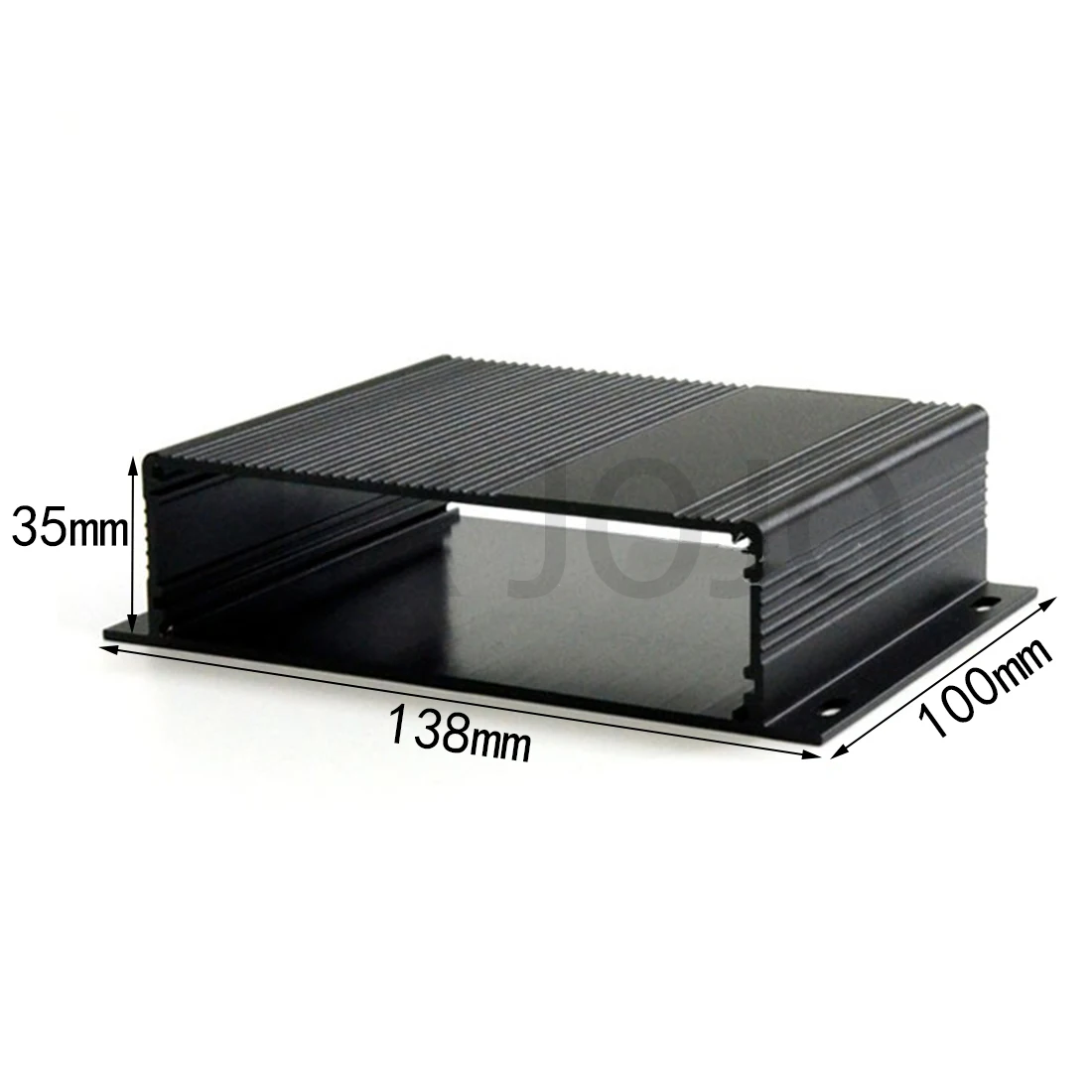 

Aluminum Enclosure 138*35*100mm PCB Instrument Box DIY Electronic Project Case Protective Box Black