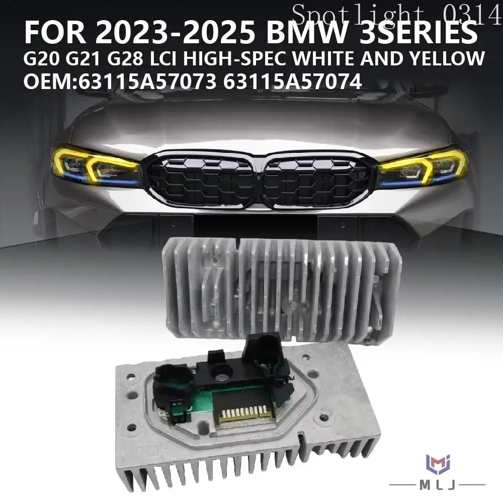 

Для BMW 3 серии G20 G21 G28 High-Spec 2023+ Лазерные фары 63115A57073 63115A57074 Модуль DRL Angel Eye, блок управления, автомобильные аксессуары