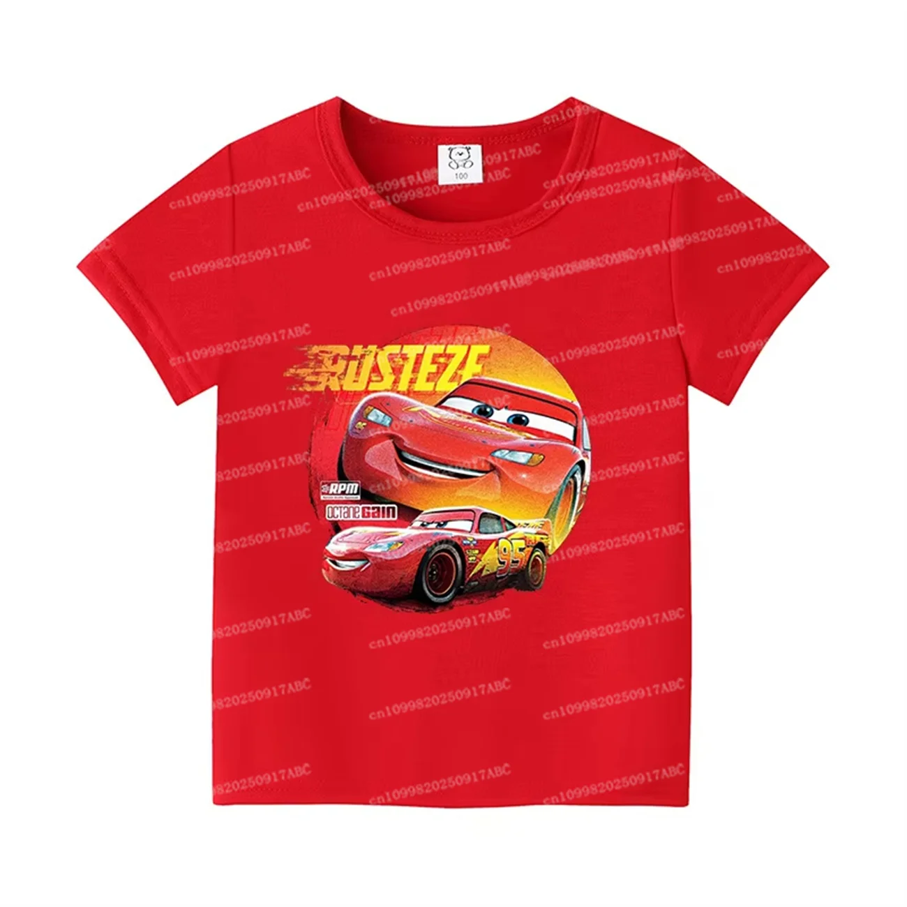 

Мужская футболка с изображением машинки, молния Маккуин, футболка для мальчиков и девочек, женские футболки с мультяшным принтом, хлопковая футболка, летняя детская футболка с коротким рукавом