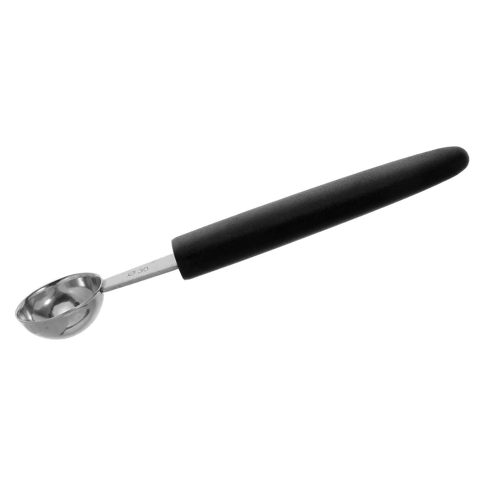 Stainless Steel Melon Baller Fruit Scoop 30Mm Sturdy Kitchen Gadget for Watermelon Cantaloupe Ice Cream Fruit Carving Tool