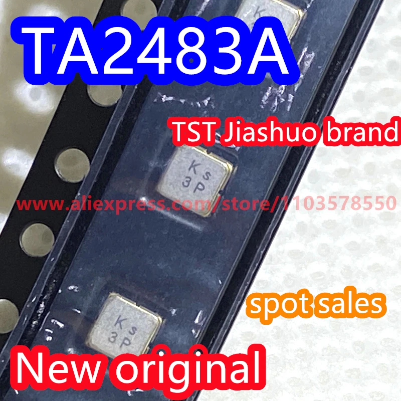 10PCS TA2483A code KS brand new genuine 2450MHz packaged SMD SAW filter