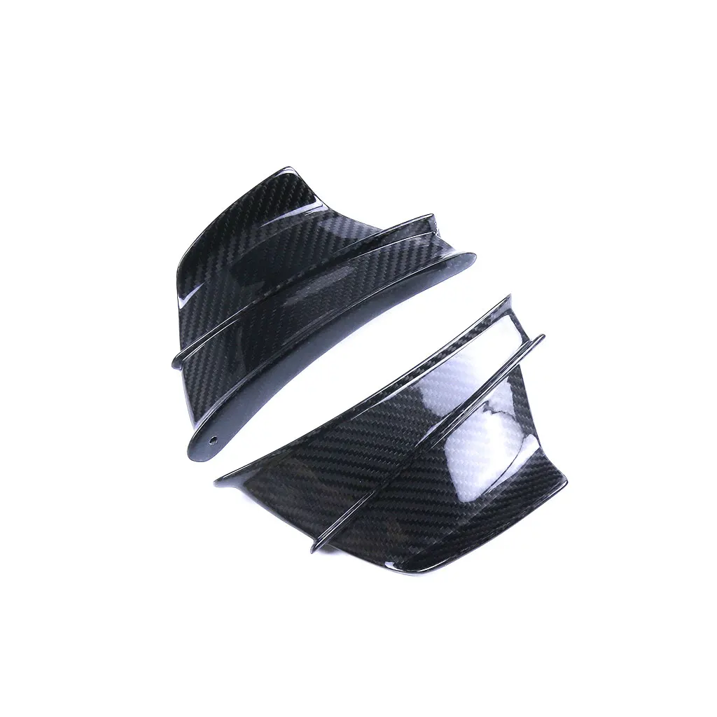 Carbon Fiber For Ducati Honda Suzuki Kawasaki Yamaha BMW Universal Motorcycle Accessories Winglets Aerodynamic Side Air Deflecto