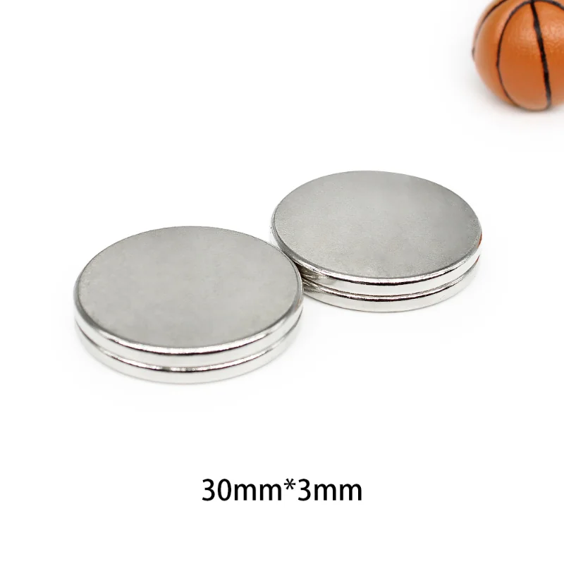 2/5/10/15/20/30PCS 30x3 mm Disc Powerful Strong Magnetic Magnets N35 Round Neodymium Magnets 30x3mm Big Rare Earth Magnet 30*3