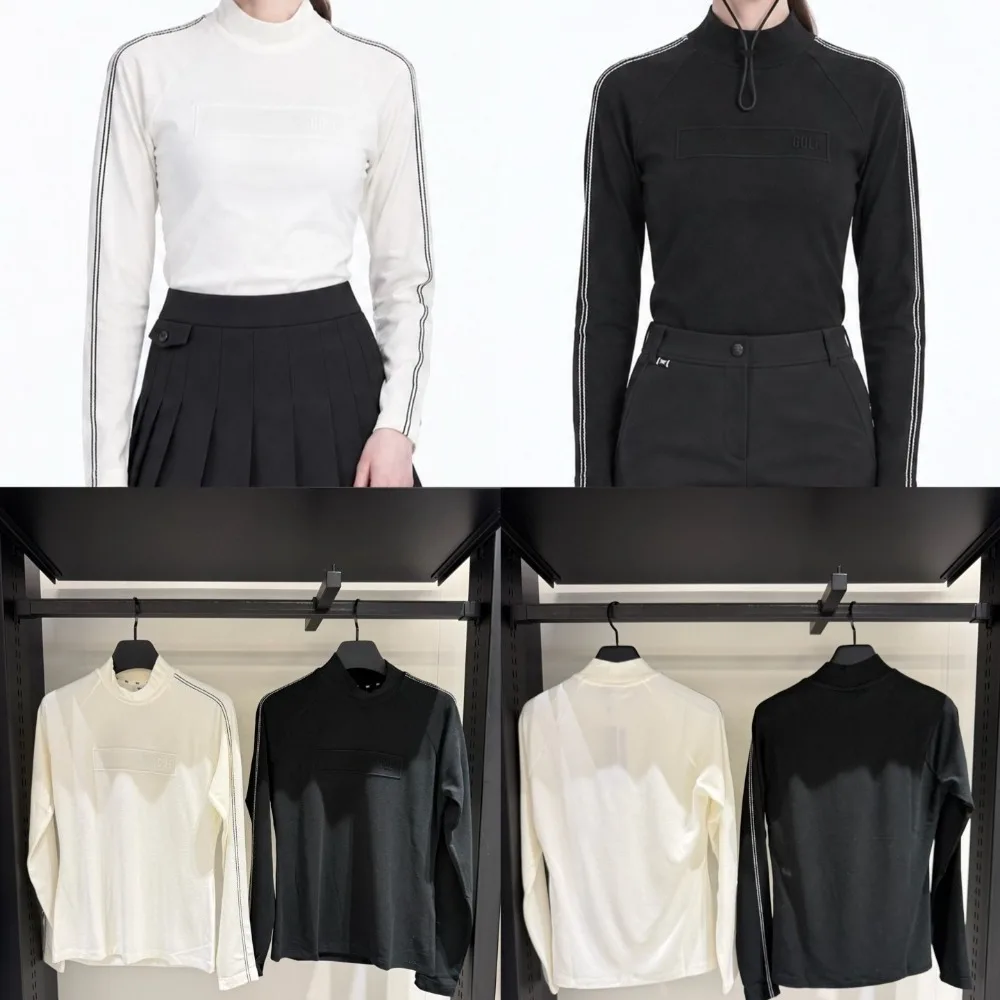 Women's Golf Long Sleeve Top 2026 Fall New Korean Style Fashion Versatile Casual Sporty Outdoor Breathable Soft Stretch Daily