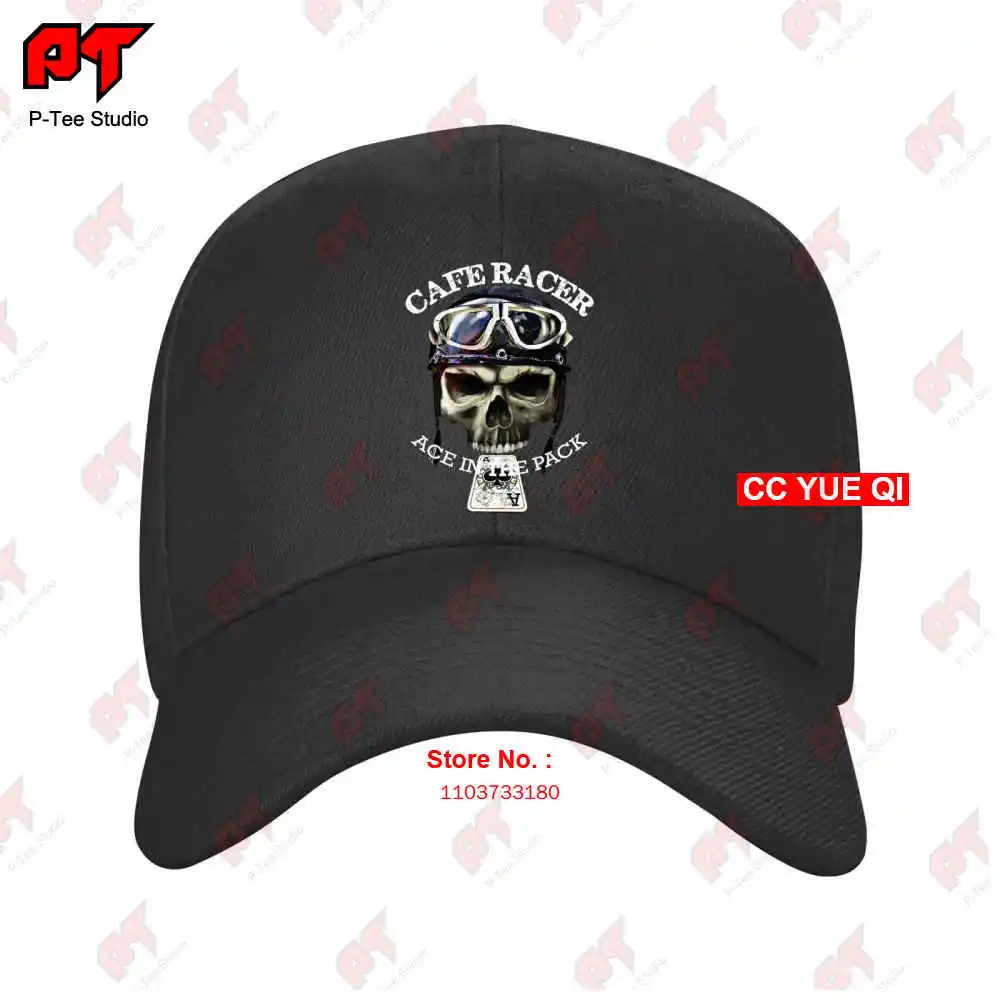 Cafe Racer Ace Bikes Vintage Retro Biker Baseball Caps Truck Cap G4S0