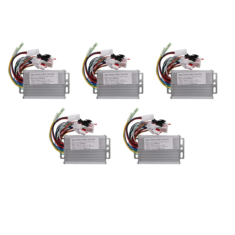 

ABJM-5X Electric Bike Brushless DC Motor Controller 36V/48V 350W For Electric Bicycle E-Bike Scooter Accessories