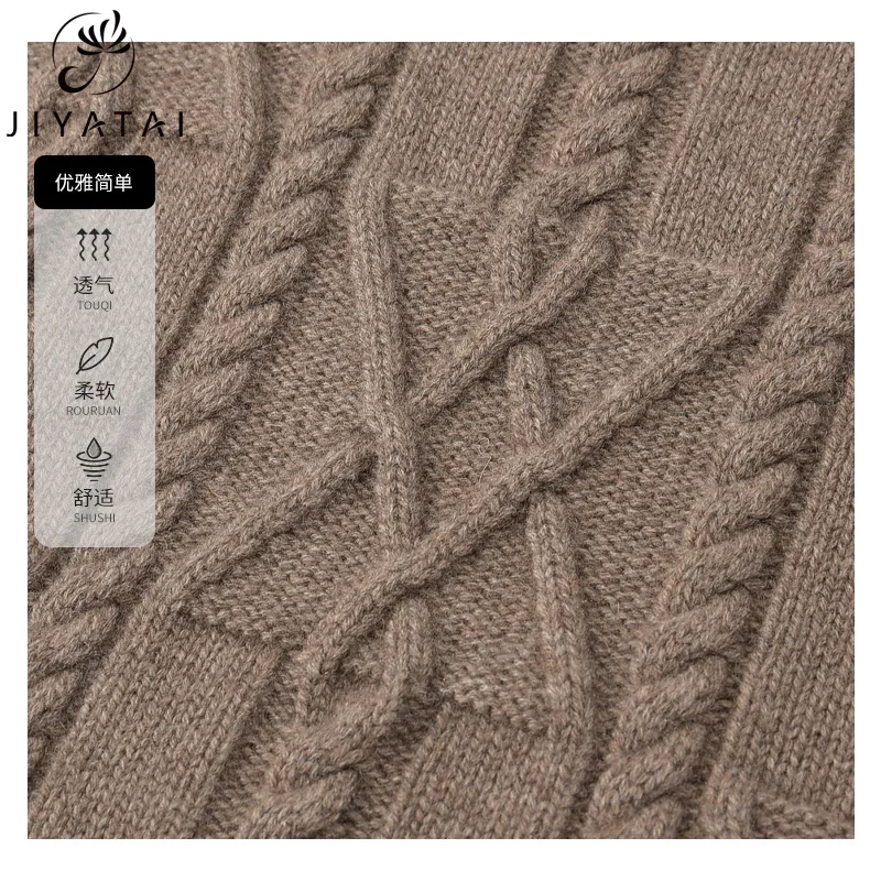 100% Cashmere Sweater Long Cardigan Women Winter Warm Soft High Quality Thick Hooded Luxury Open Stitch Korean Fashion
