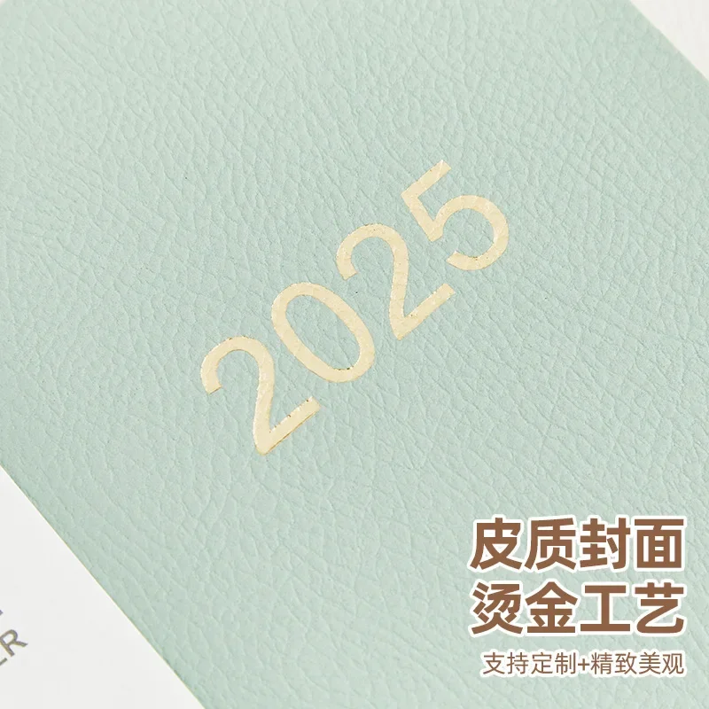 English 365 Days Coil Calendar 2025 Notebook Student Plan Book Colored Business Calendar Book school planner  diary  note book