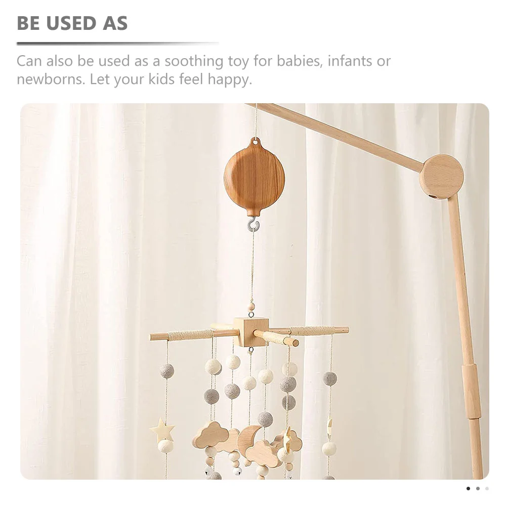 Baby Crib Bell Electric Musical Hanging Toy Sleeping Accessory Infant Bed Decoration Cot for Kids Toys