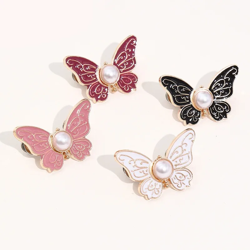 

Butterfly Metal Waist-closing Buttons DIY Detachable Waist Buckle Fashion Beautiful Jeans Waist Tightener Decoration No Sewing