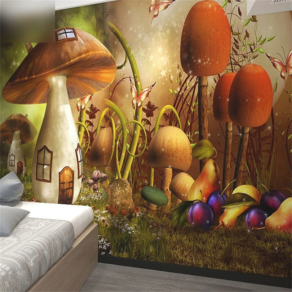 

Custom Dream forest beautiful photo mural wallpaper for children's room kids room background wall paper wall stickers