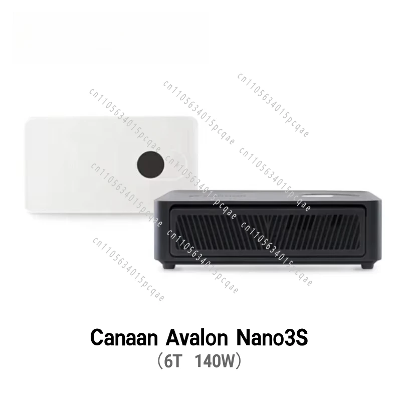 3S Avalon Bitcoin Lottery Mining Machine 6T Hashing Power 140W Power Consumption Sa-256 Metal BCH/BSV