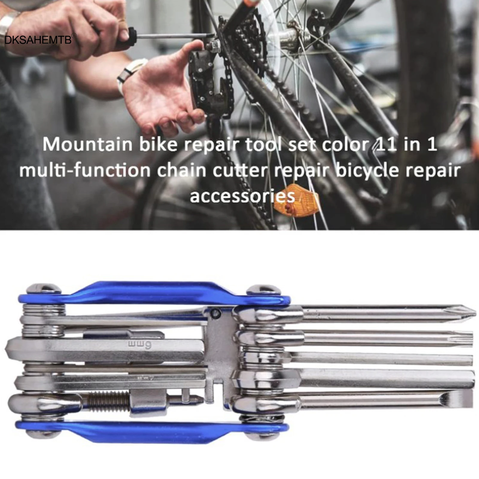 

Multifunction Bicycle Repair Combination Tools Durable Aluminum Alloy MTB Maintenance Tool With Chain Cutter Cycling Accessories