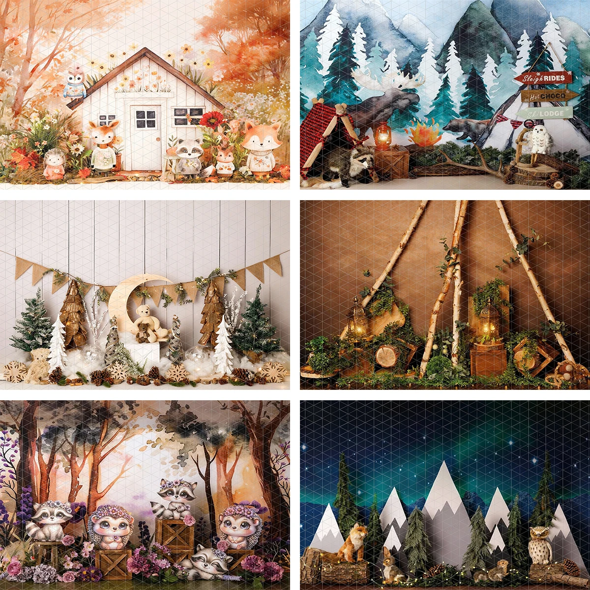 Forest Assistance Lodge Lune De Bois Magic Forest Marble Forest Montain Backdrops