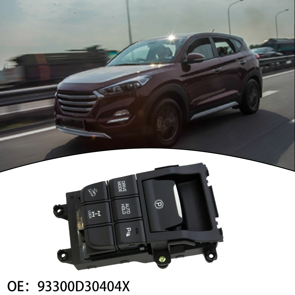 /Console /Floor /Switch 93300D30104X 93300D3010 For Hyundai For For Tucson 2015-2017 Black ABS Interior Control Replacemen