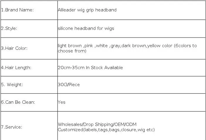 Quality Silicone Band For Wigs High-Elasticity Silicone Wig Headband Invisibility Wigs Grip Headband Non Slip Wig Grip Band