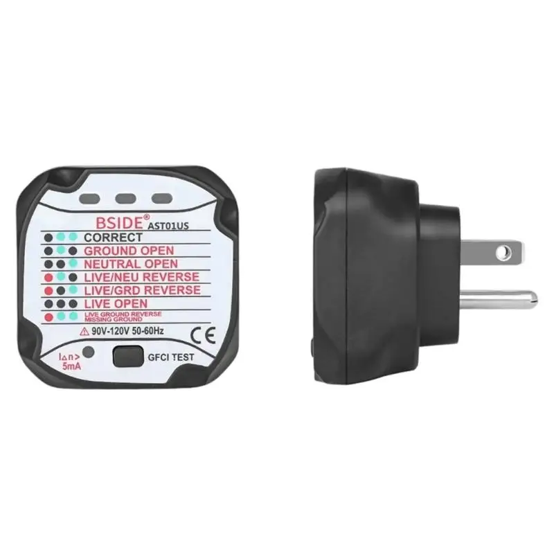 R9UF Wiring Diagnostic Device Socket Tester For Home Industrial Electrical Safety